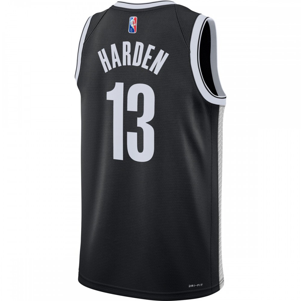 James Harden Brooklyn Nets 2021/22 Diamond Swingman Jersey - Icon Edition - Black-Pro Kit Vault | Brand New 26/27 Sports Jerseys